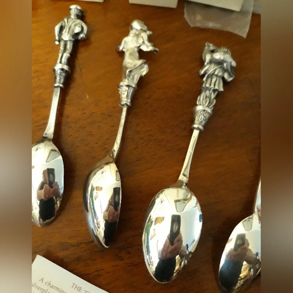 Christmas Reed and Barton Silverplate Spoons! 
